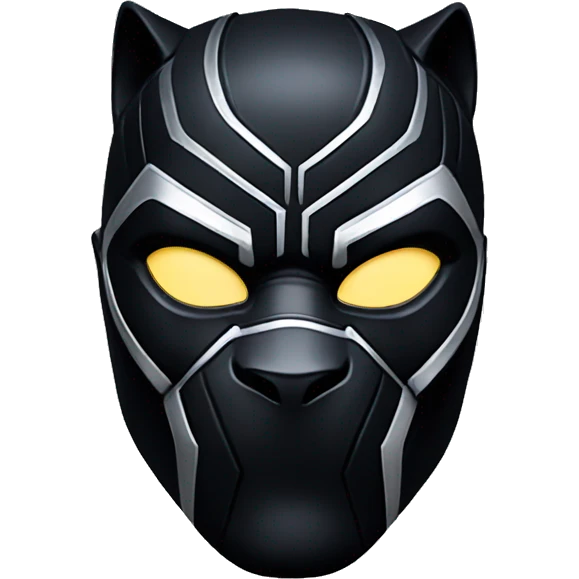 Black Panther, mask, Marvel emoji
