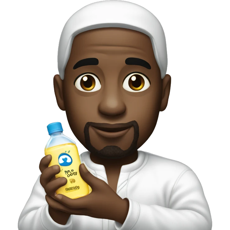 p diddy holding baby oil emoji