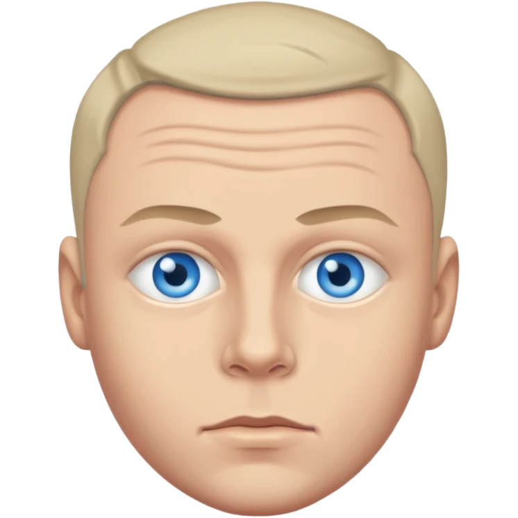 Brian Harvey with blue eyes emoji