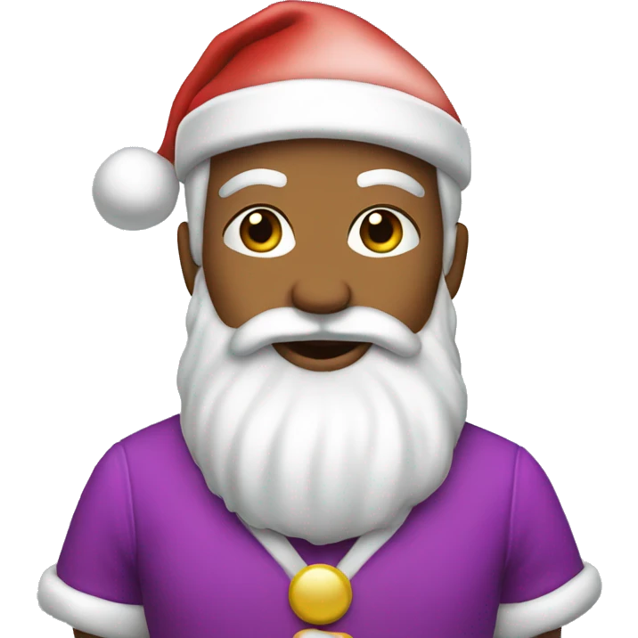 Santa Claus in a dress emoji