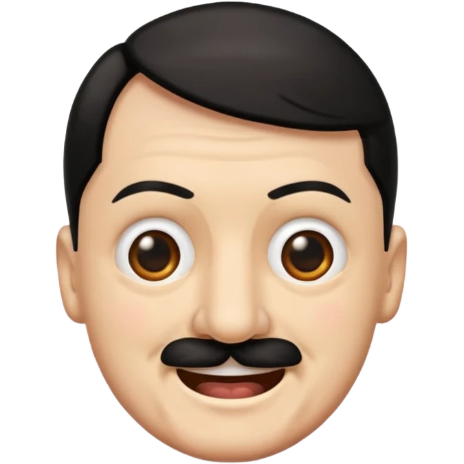 Je veux un emoji représentant Hitler emoji