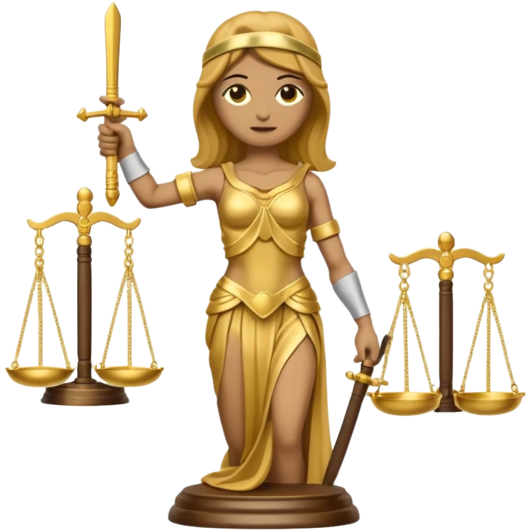 I want you to generate me a set of emojis about law, for example lady justice, a gavel and scales emoji