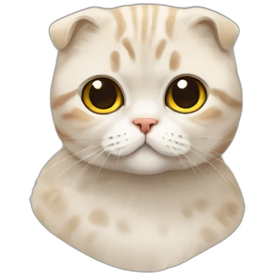 Scottish fold emoji