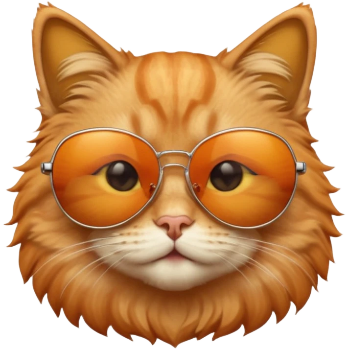 Cat wearing sunglasses emoji
