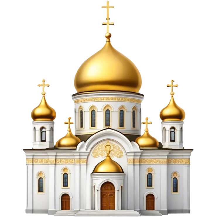 Orthodox church with golden dome emoji