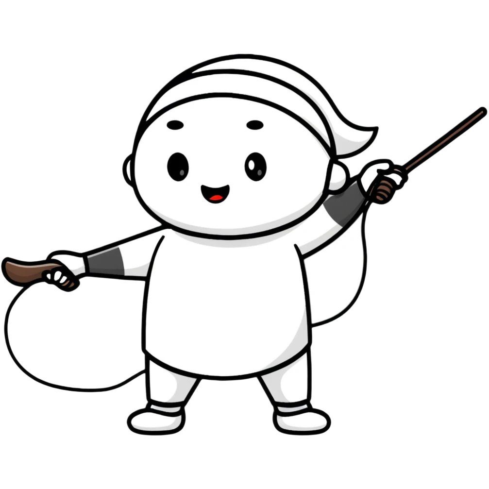 A person whipping a whip emoji