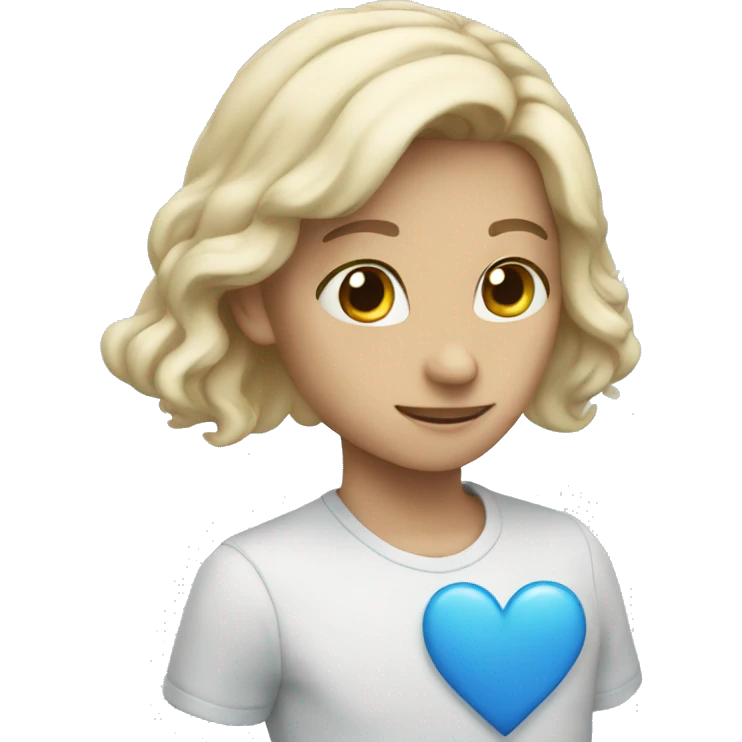 Blue hearts emoji