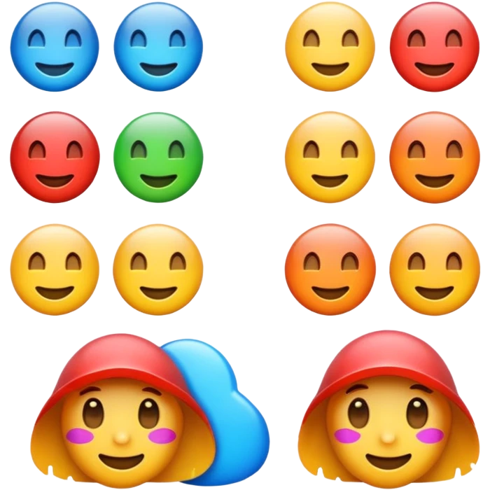 painted vinyl emoji