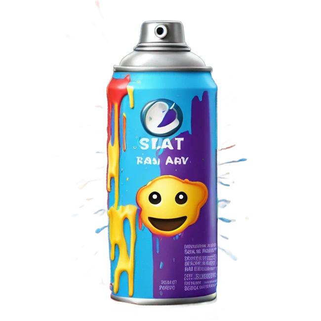 Spray paint emoji