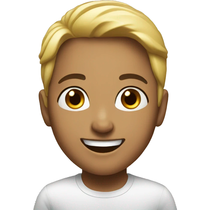 Kim smiling emoji