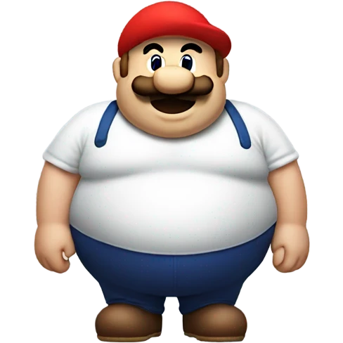 Fat mario Body emoji