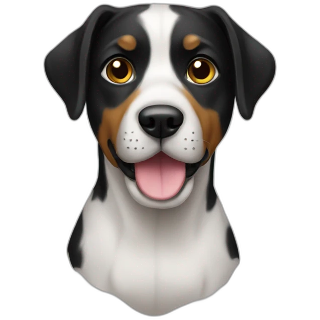 Dog black emoji