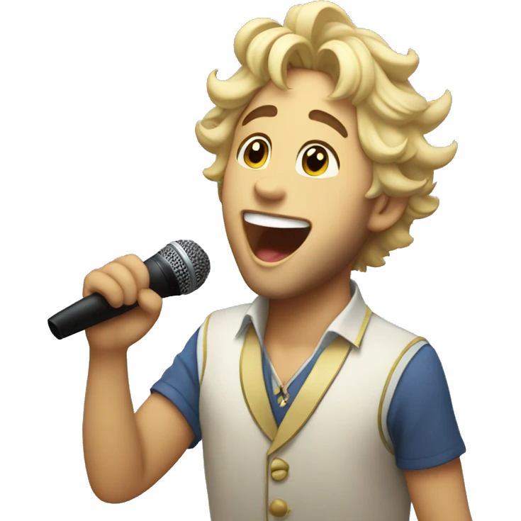 Happy MIKA singing emoji