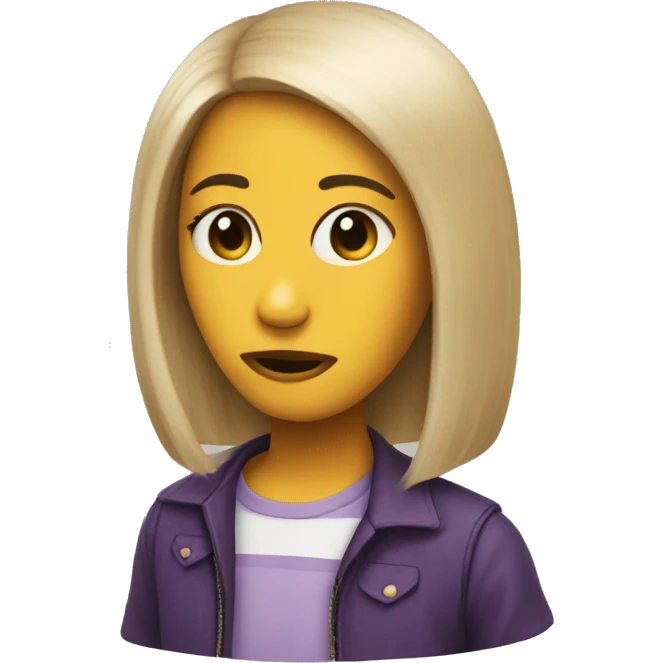 The strangers dollface emoji