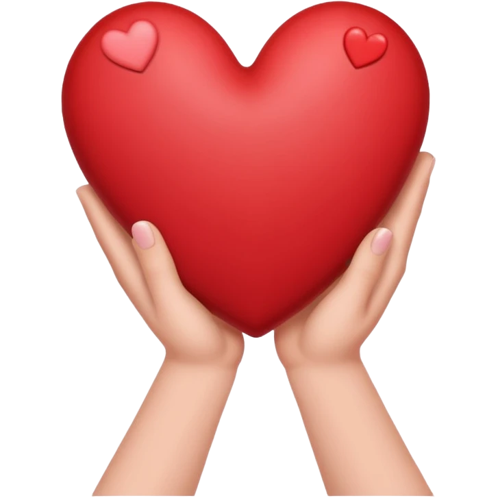 Hello hand with hearts  emoji