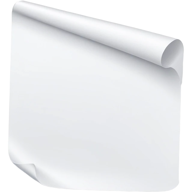 sheet of white paper emoji