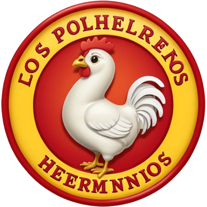 gerar emojs Gerente Los Pollos Hermanos logo em volta escrito emoji