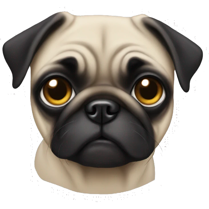 Girl pug emoji