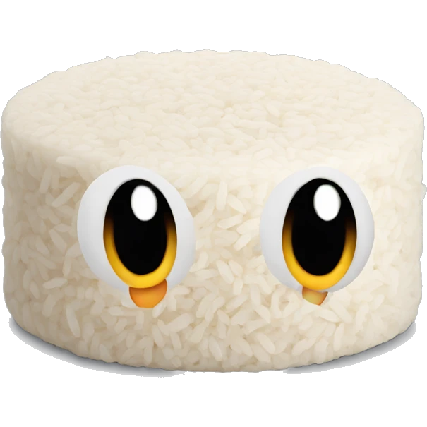 scary Rice cake emoji