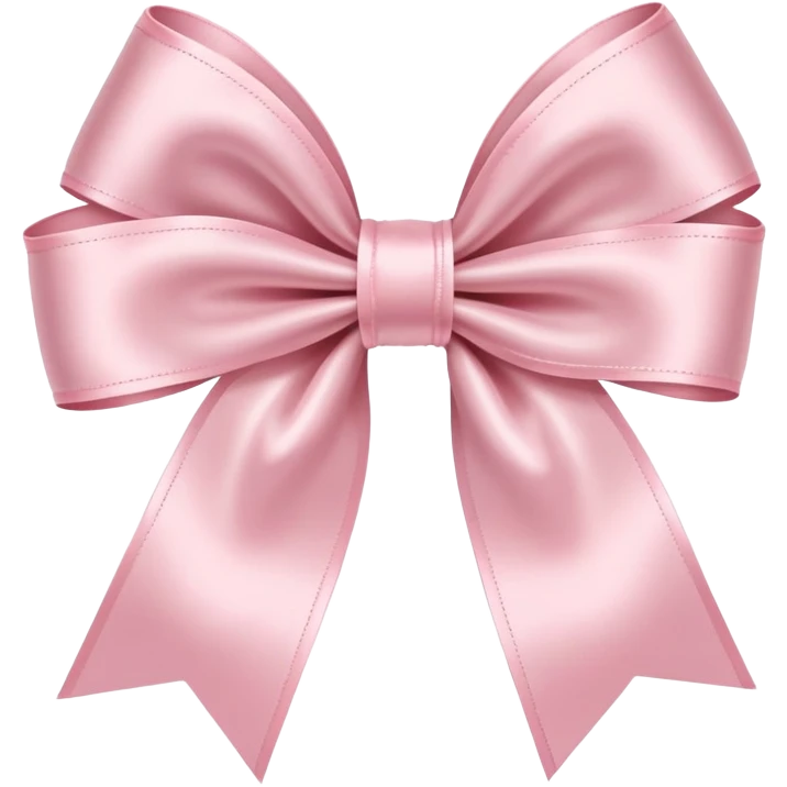 Light pink bow emoji