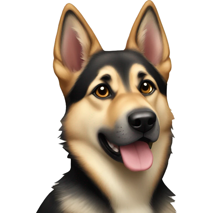 German Shepard husky mix  emoji
