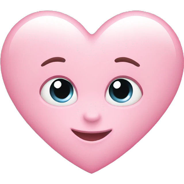 baby pink love heart emoji