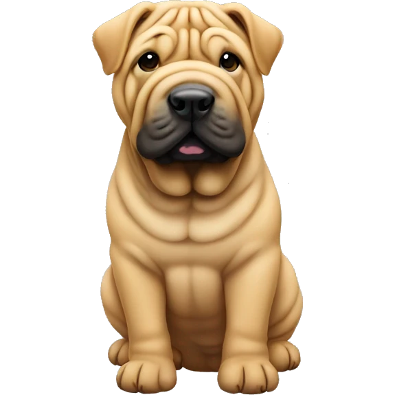 Chinese Shar-Pei ￼ emoji