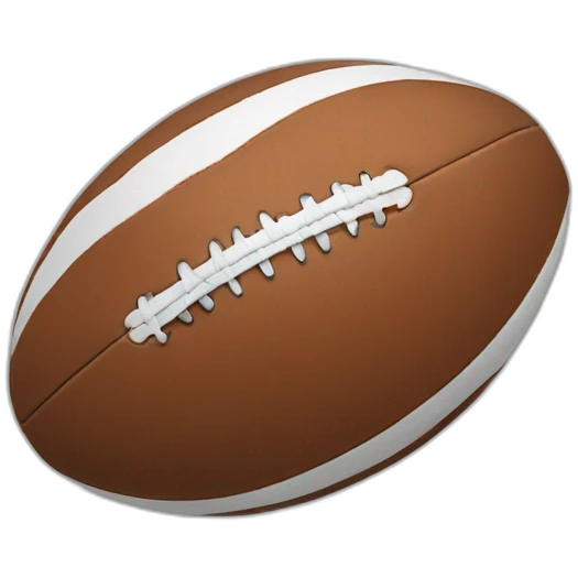 Ballon de rugby emoji