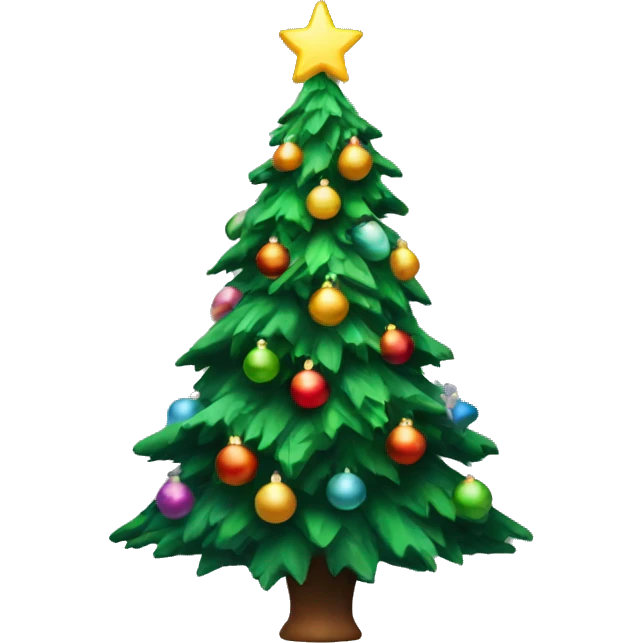 aesthetic christmas tree emoji