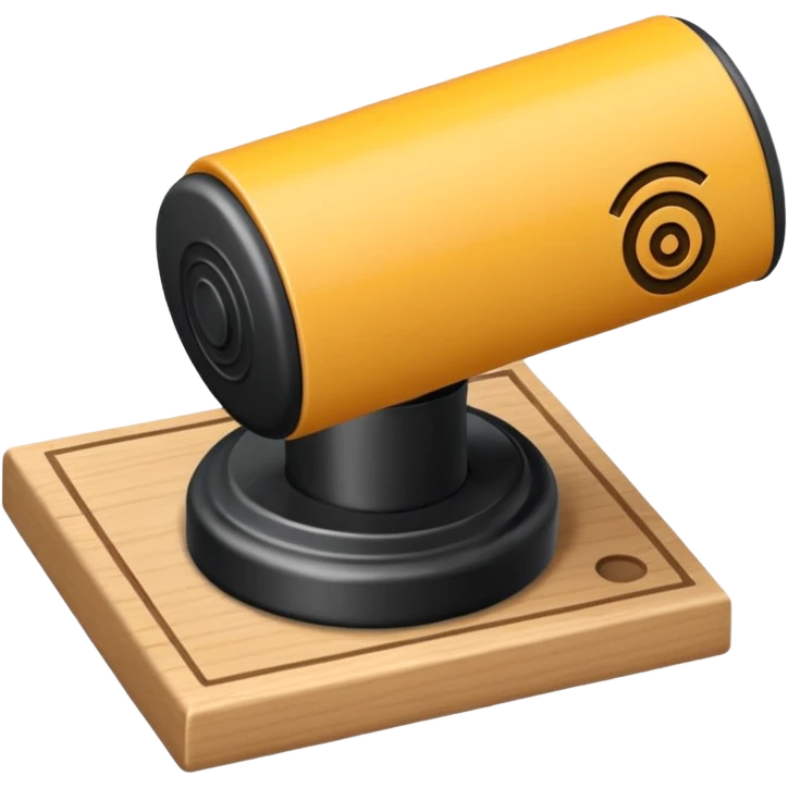 make me a STAMPER emoji with the browserbase logo 🅱️ – emoji inside of it emoji