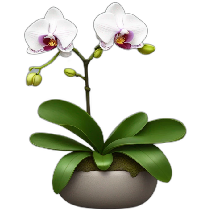 Phalaenopsis Orchid flower emoji