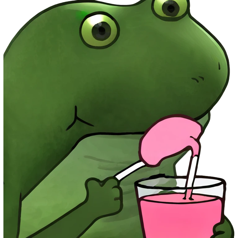 Pink drink emoji
