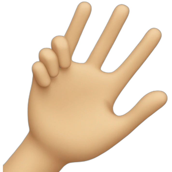 waving hand emoji