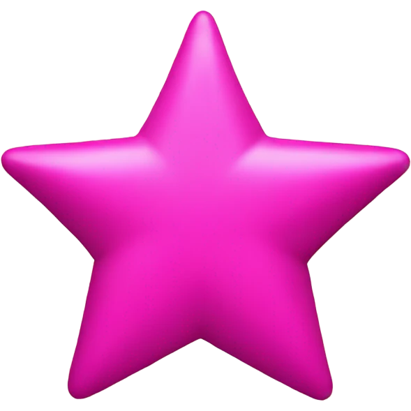 Hot pink star emoji