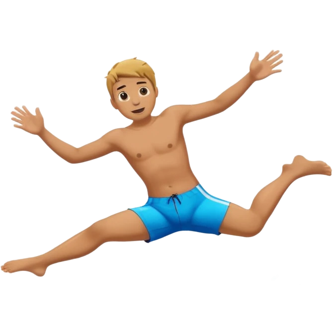 person jumping into water  emoji