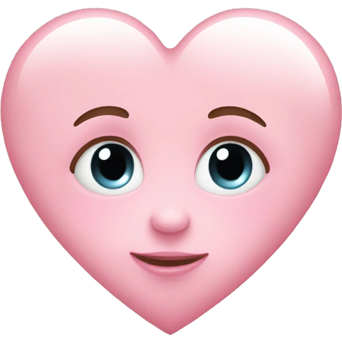 baby pink heart  emoji
