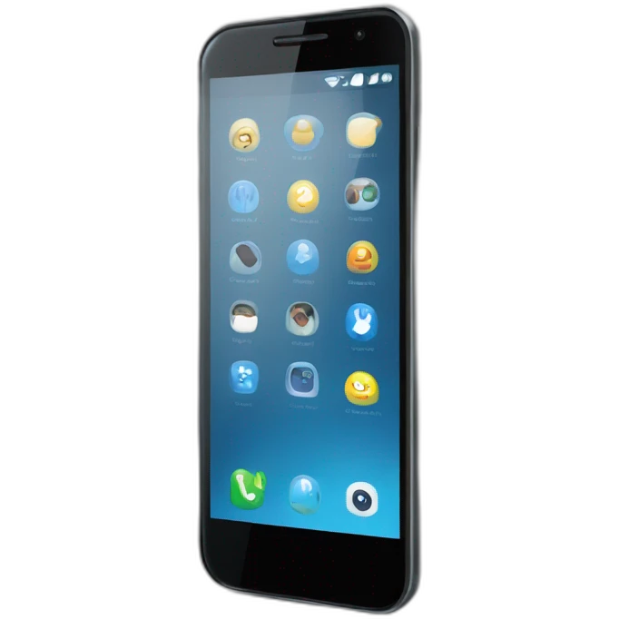 transparent smartphone emoji