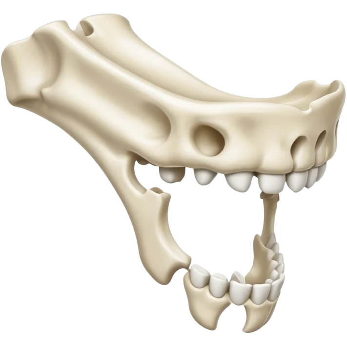 jaw bone emoji