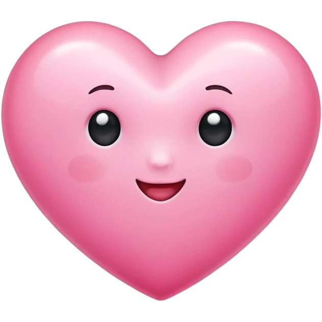 cute pink heart  emoji