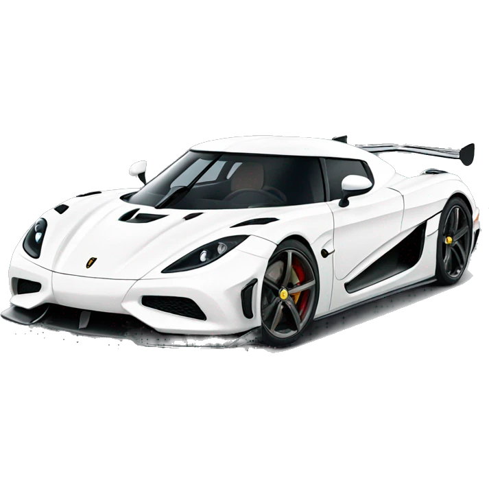 White koenigsegg gemera  emoji