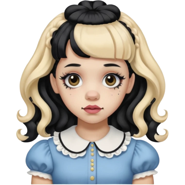 Melanie Martinez with split her emoji
