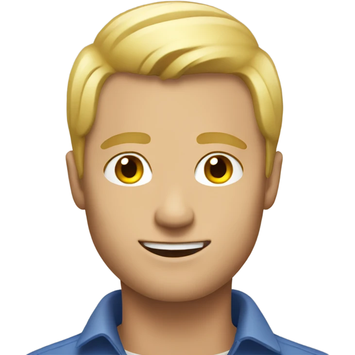 Gay blonde man  emoji