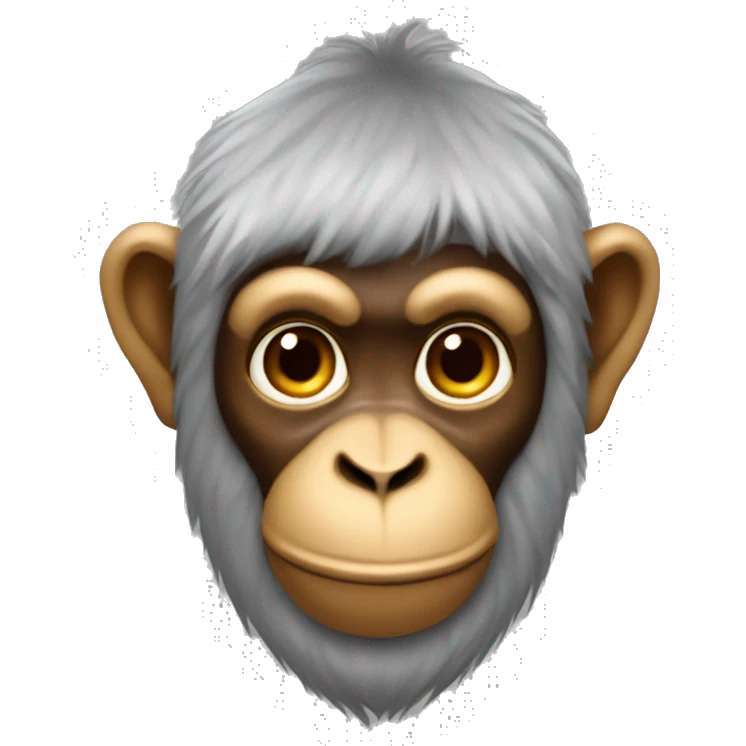 Giga Chad Monkey emoji