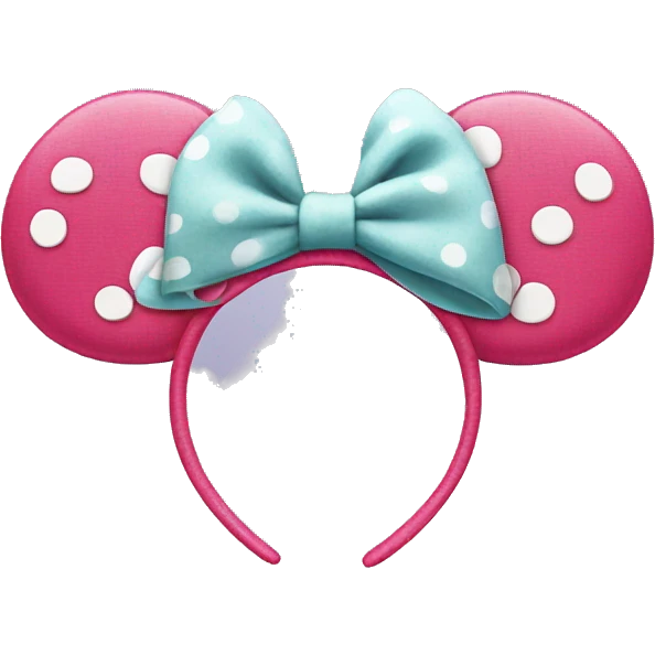 Minnie Mouse ears emoji