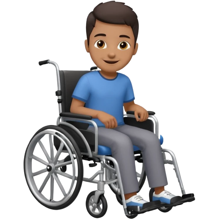 person in manual wheelchair emoji