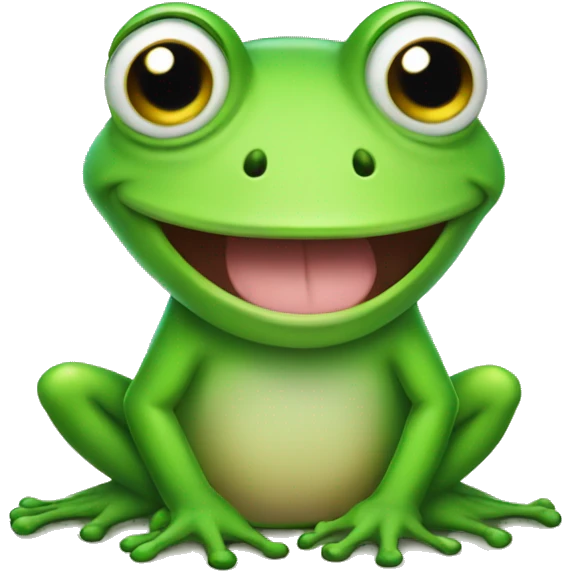 happy frog emoji
