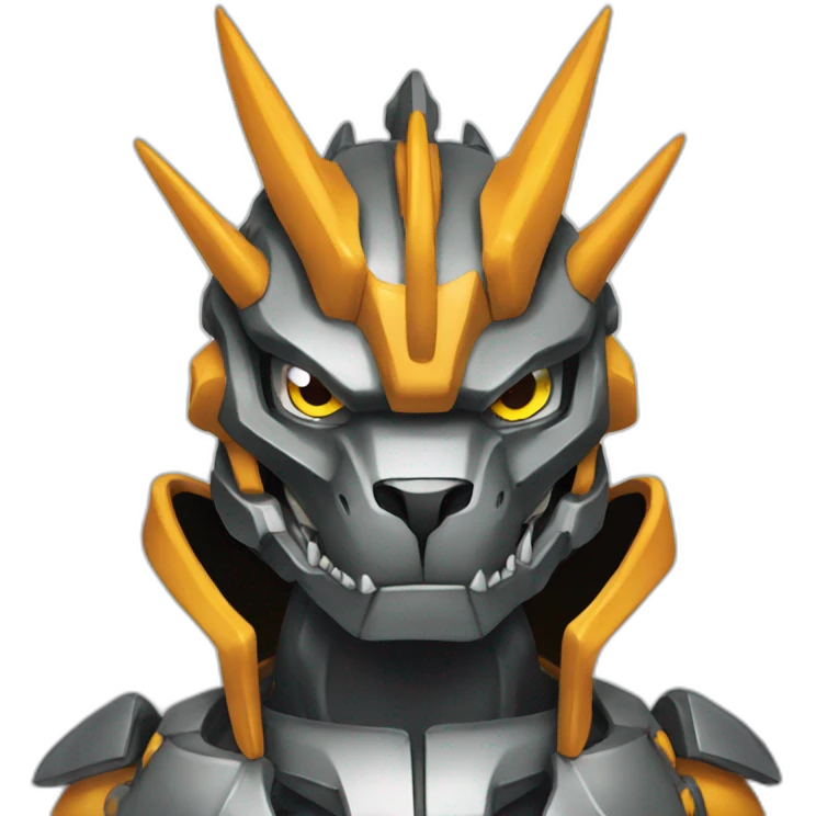 metal greymon digimon emoji