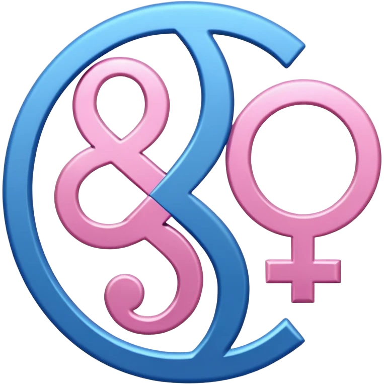 male gender & famale gender symbols emoji