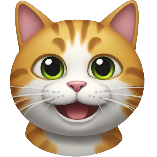 The cat sells fish emoji