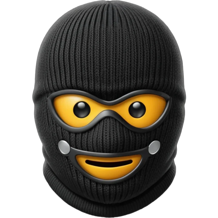 Ski mask emoji